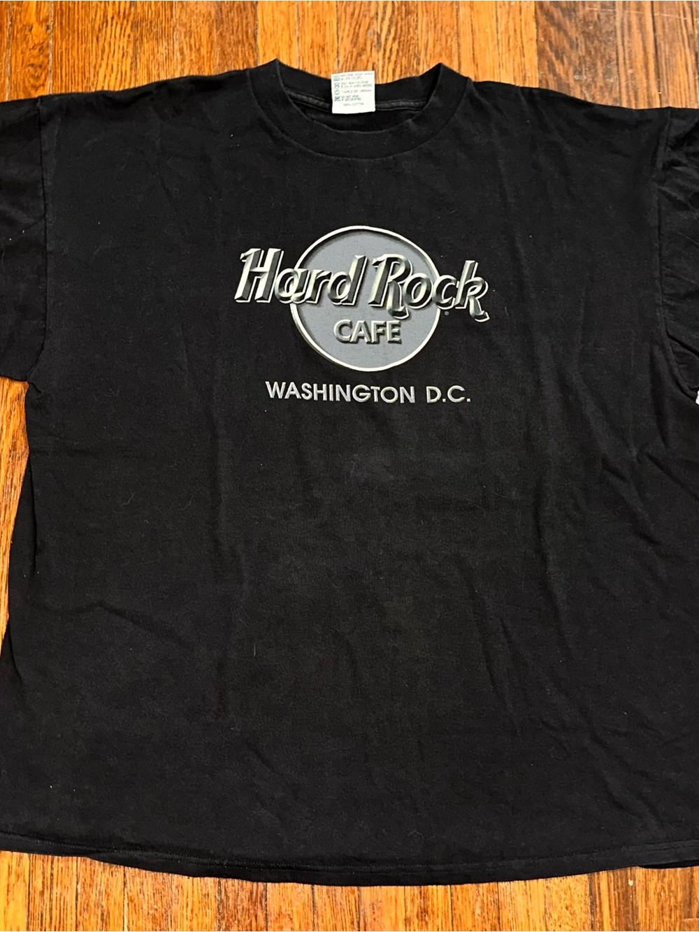 Vintage Y2K XL Hard Rock Cafe Black Short Sleeve Graphic Shirt